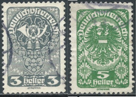 Austria #200 - 201  Y1919