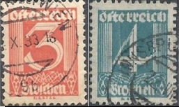 Austria #305 - 306  1925