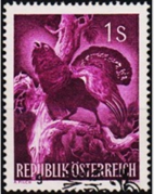 Austria #640  1959 Nueva (Hinged) "Urogallo occidental"