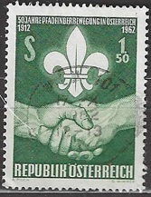 Austria #684  1962  "Scouts"