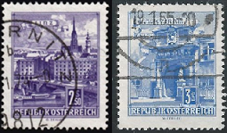 Austria #698 - 699 1962