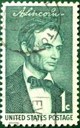 Estados Unidos  # 1113  1958 "A- Lincoln"