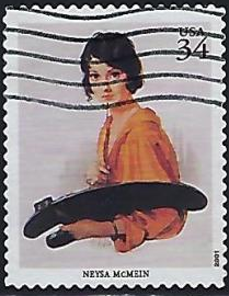 Estados Unidos # 3502m  2001 "Ilustradora y retratista"