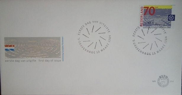 Holanda #655 1984 F.D.C.