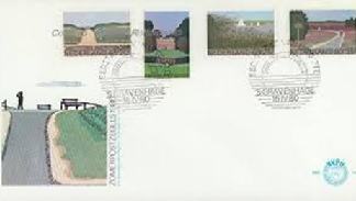 Holanda #B560 -  B563   1980  F.D.C.  Serie completa  "Paisajes"