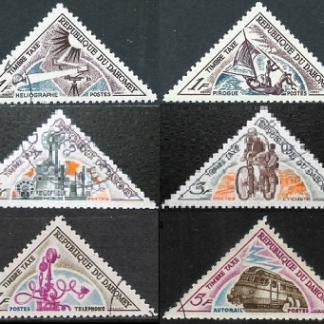 Dahomey  #J34 - J39  1967