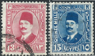 Egipto #138 - 139  1932