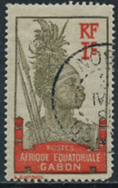 Gabon #49 1910