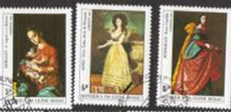 Guinea-Bisáu #553 - 555 1983