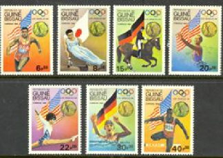 Guinea-Bisáu #611 - 617  1984