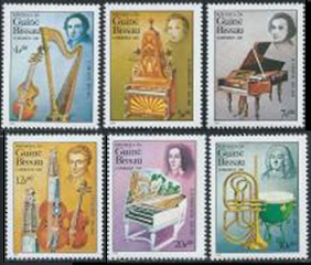 Guinea-Bisáu #655 - 660 1985