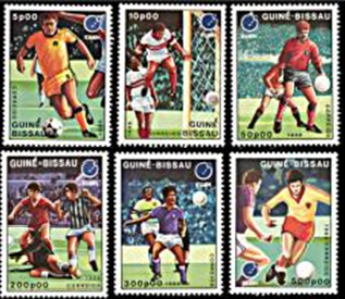 Guinea-Bisáu #711 - 716  1988