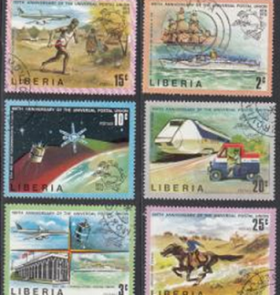 LIBERIA #663 - 668  1974 Serie completa