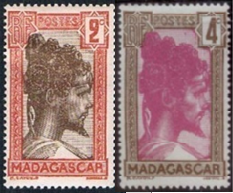 Madagascar #148 - 149  1930