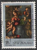 Nueva Zelanda #788  1983 "La Sagrada Familia, de Rafael"
