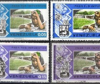 Venezuela  #1066  - 1069  1974