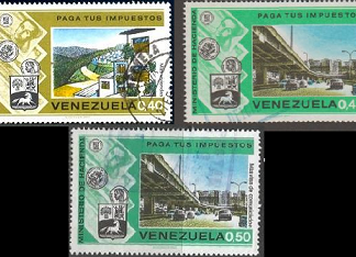 Venezuela  #1173 - 1175  1974