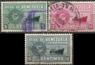 Venezuela #632 - 634 1952 Serie completa