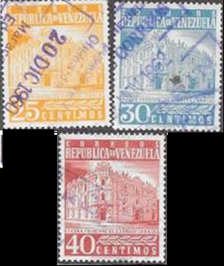 Venezuela  #748  - 750  1960  Serie completa.