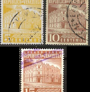 Venezuela #C658  - 660  1958