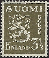 FINLANDIA #176A 1942