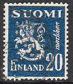 FINLANDIA #296 1950