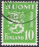FINLANDIA #302 1952