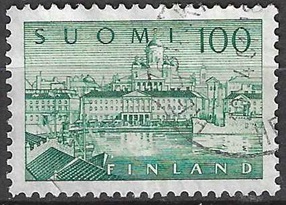 FINLANDIA #357 1958 " Puerto sur de Helsinki"