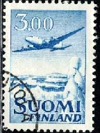 FINLANDIA  #C9  1958