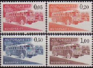 FINLANDIA #Q10 - Q13 1963 Serie completa. Usadas