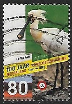 Holanda #1021  1999 "Espátula euroasiática"