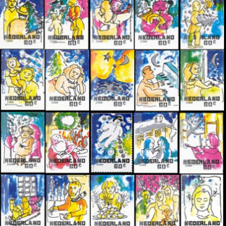 Holanda #1063a - 1063t   2000 Serie completa Usadas  "Navidad"
