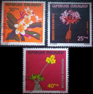 Madagascar  #528 -530   Y1975