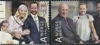 Noruega #1713 -1714 2013 Usadas