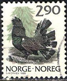 Noruega #879 1986 "Urogallo"