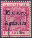Marruecos, Oficinas Britanicas en # 13 1899