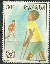 RUANDA #1060 1981