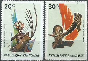 RUANDA #515 - 516  1973