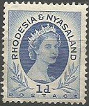 Rodesia y Nyasalandia  #142  1954