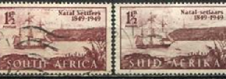 Sudáfrica #108a - 108b 1948