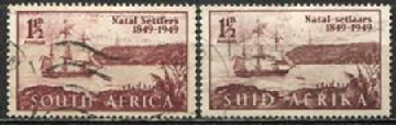 Sudáfrica #108a - 108b 1948
