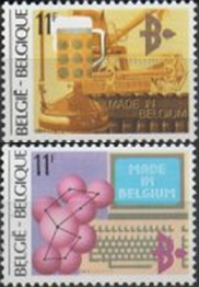 Belgica  #1162 y 1164  1984   Usadas