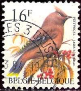 Bélgica #1447 1992  "Ampelis bohemio"