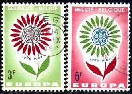 Belgica #614 615 1964
