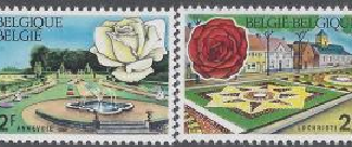 Belgica #724 - 725 1969 Usadas