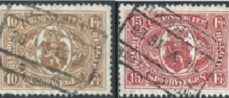 Belgica #Q136 - Q137 1922