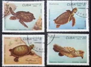 Cuba #2617 - 2620 1983  CTO