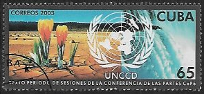 Cuba #4326 2003 "VI periodo de sesiones de la COP6"