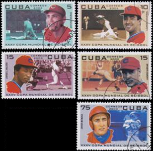 Cuba #4348 - 4353 2004 falta #4352