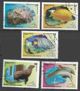 Cuba #5060 - 5063 y #5065   2010    CTO